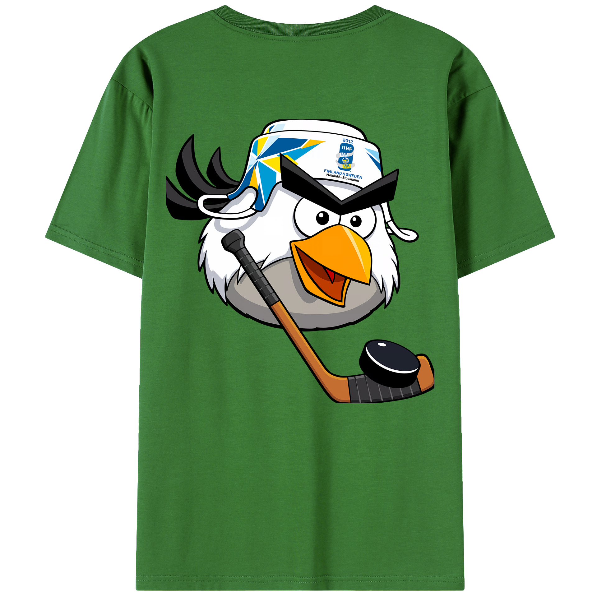 （画像用） Angry Birds アングリーバード レディース半袖Tシャツ(バックプリント)